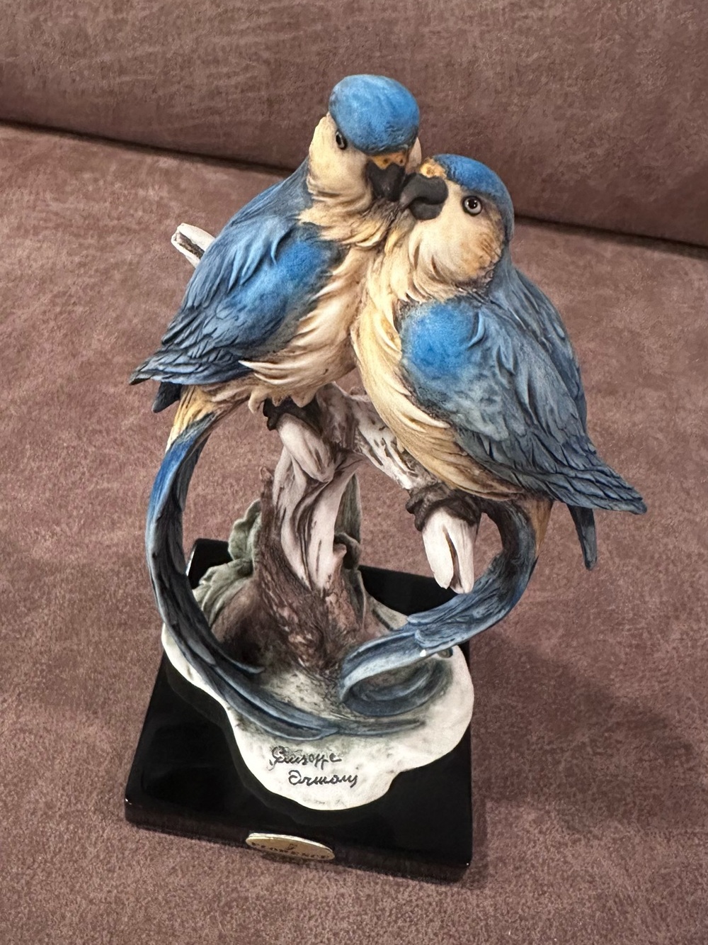 Vintage Giuseppe Armani Pair of Parrots - Picture 2 of 11